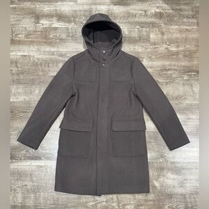 Slate & Stone Men’s Wool Blend Duffle Coat - Brown  Medium